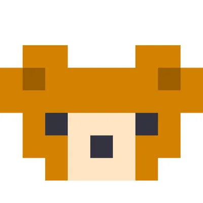 Bear cross stitch pattern