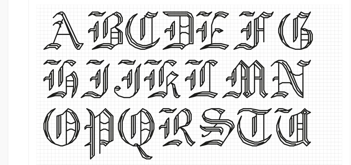 Cross stitch fonts — how to choose the right alphabet for your project — preview